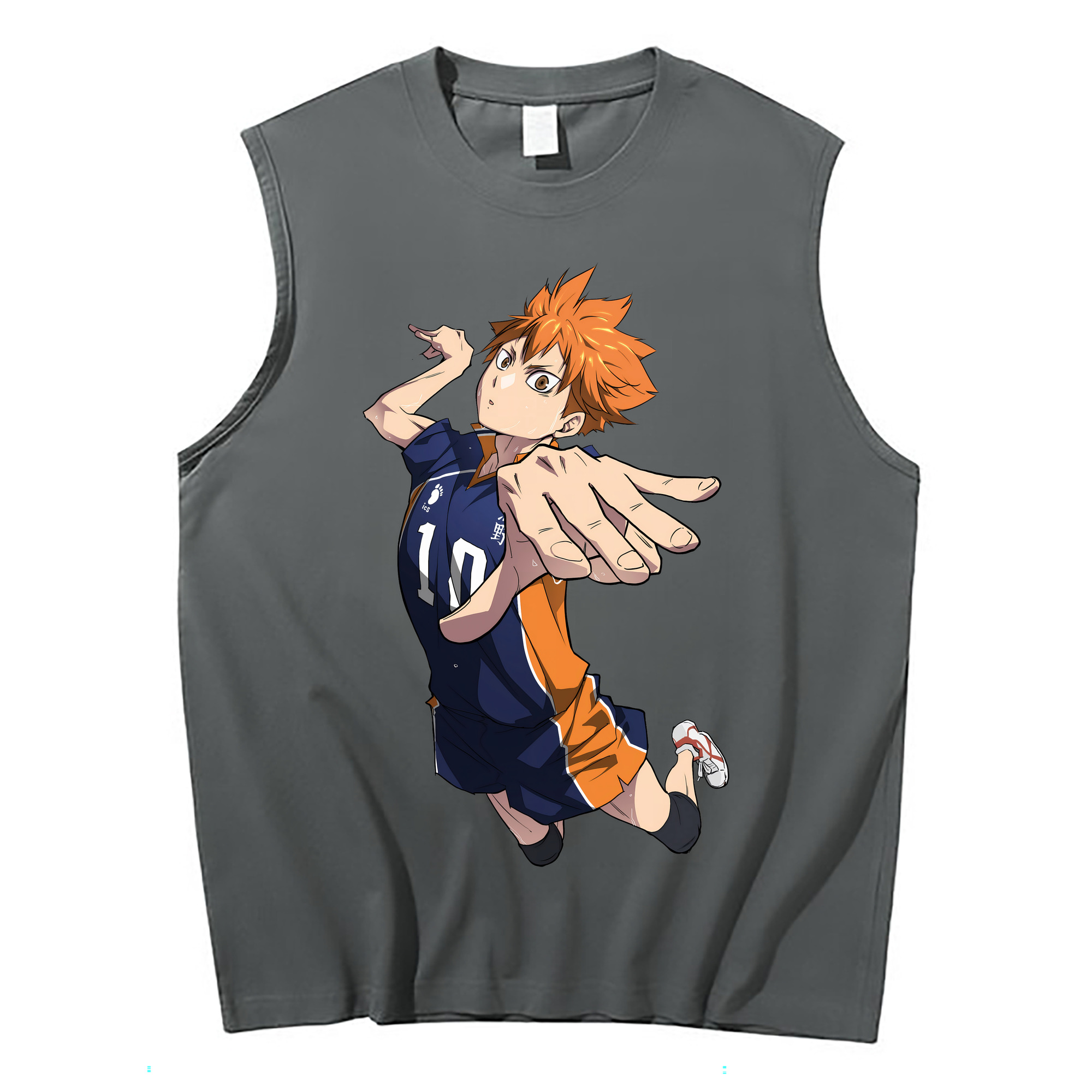 （画像用） ハイキュー!! Haikyu!! コットン100％タンクトップ（フロントプリント）